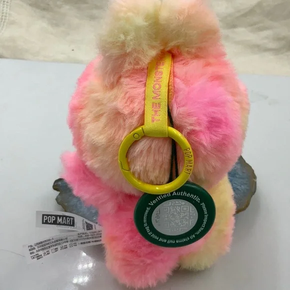 Verified Authentic POP MART The Monsters “LOYALTY” Pink and Yellow Labubu - Picture 10 of 11